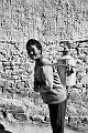 B&W-Woman carrying water